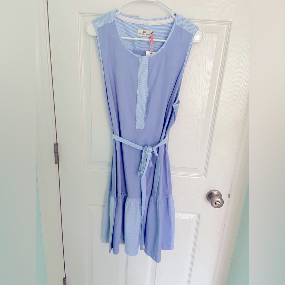 Vineyard Vines Mixed Stripe Shirting Dress